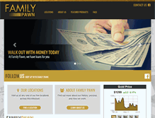 Tablet Screenshot of familypawn.com